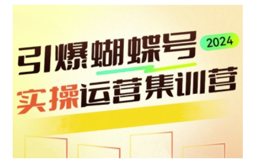 引爆蝴蝶号实操运营，助力你深度掌握蝴蝶号运营，实现高效实操，开启流量变现之路 - AI 智能探索网-AI 智能探索网