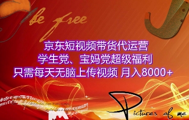 京东短视频带货代运营，学生党、宝妈党超级福利，只需每天无脑上传视频，月入8000+【仅揭秘】 - AI 智能探索网-AI 智能探索网